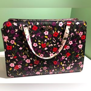 Kate Spade Triple Compartment Floral Satchel